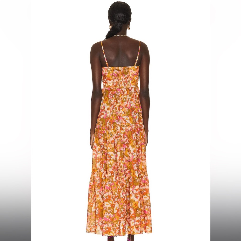Zimmerman Violet Tie Midi Dress - Picture 4 of 4